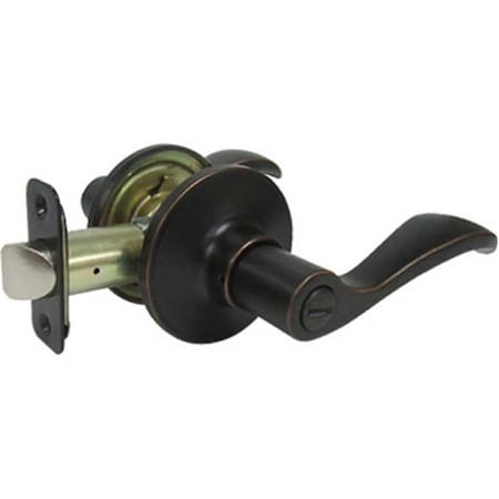 Taiwan Fu Hsing Industrial Taiwan Fu Hsing Industrial 221769 Tru-Guard Reversible Naples Privacy Lever Lockset; Aged Bronze 221769